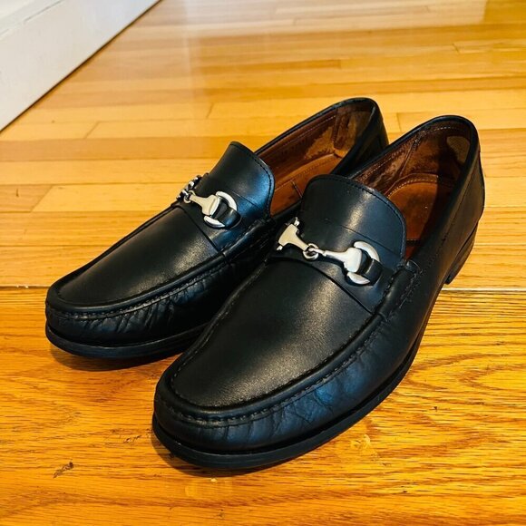Allen Edmonds Horse Bit Loafers Shoes 11.5 Black Model Arezzo Rubber Soles main image 15